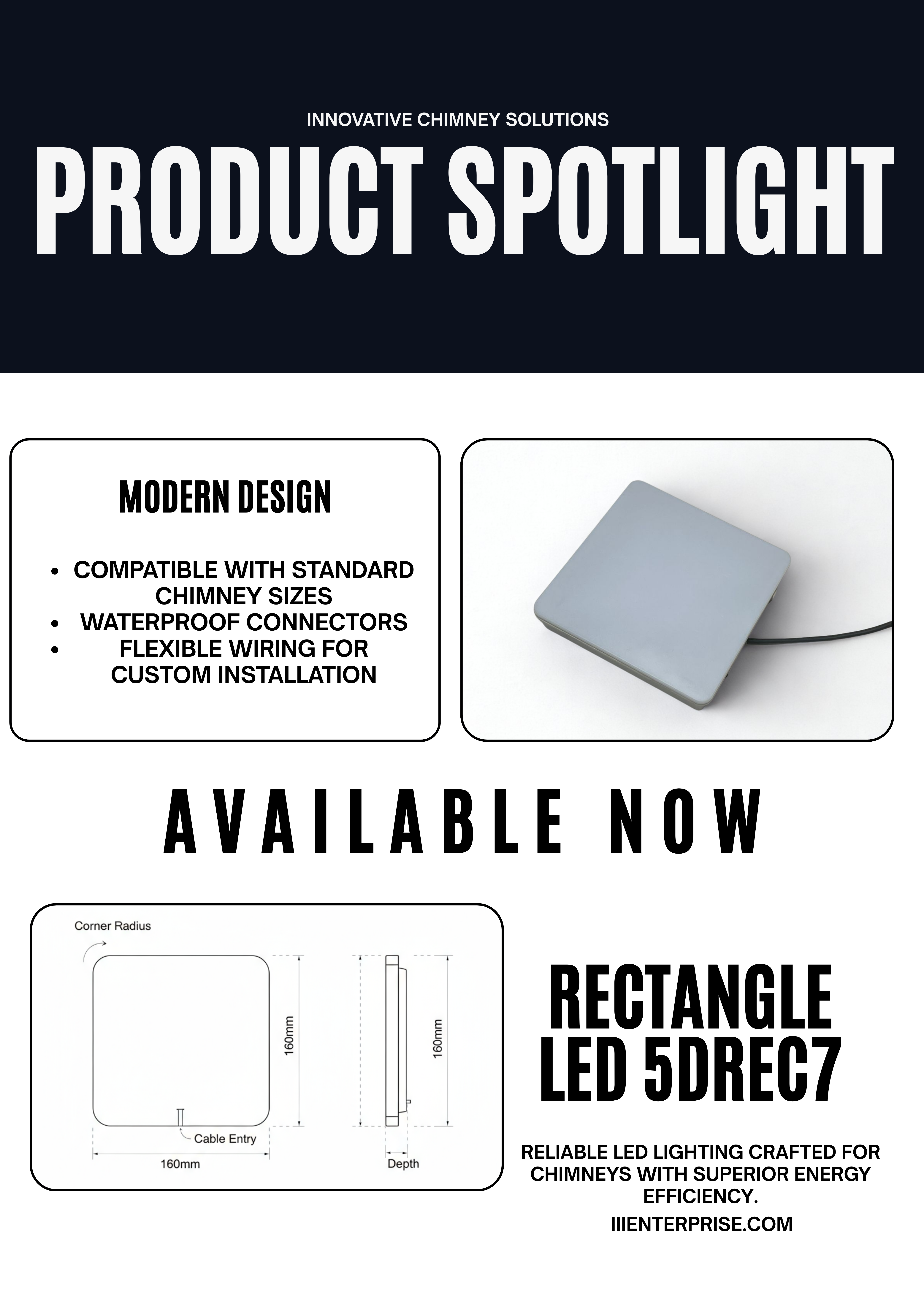 5DREC7 LED Kitchen Chimney Light