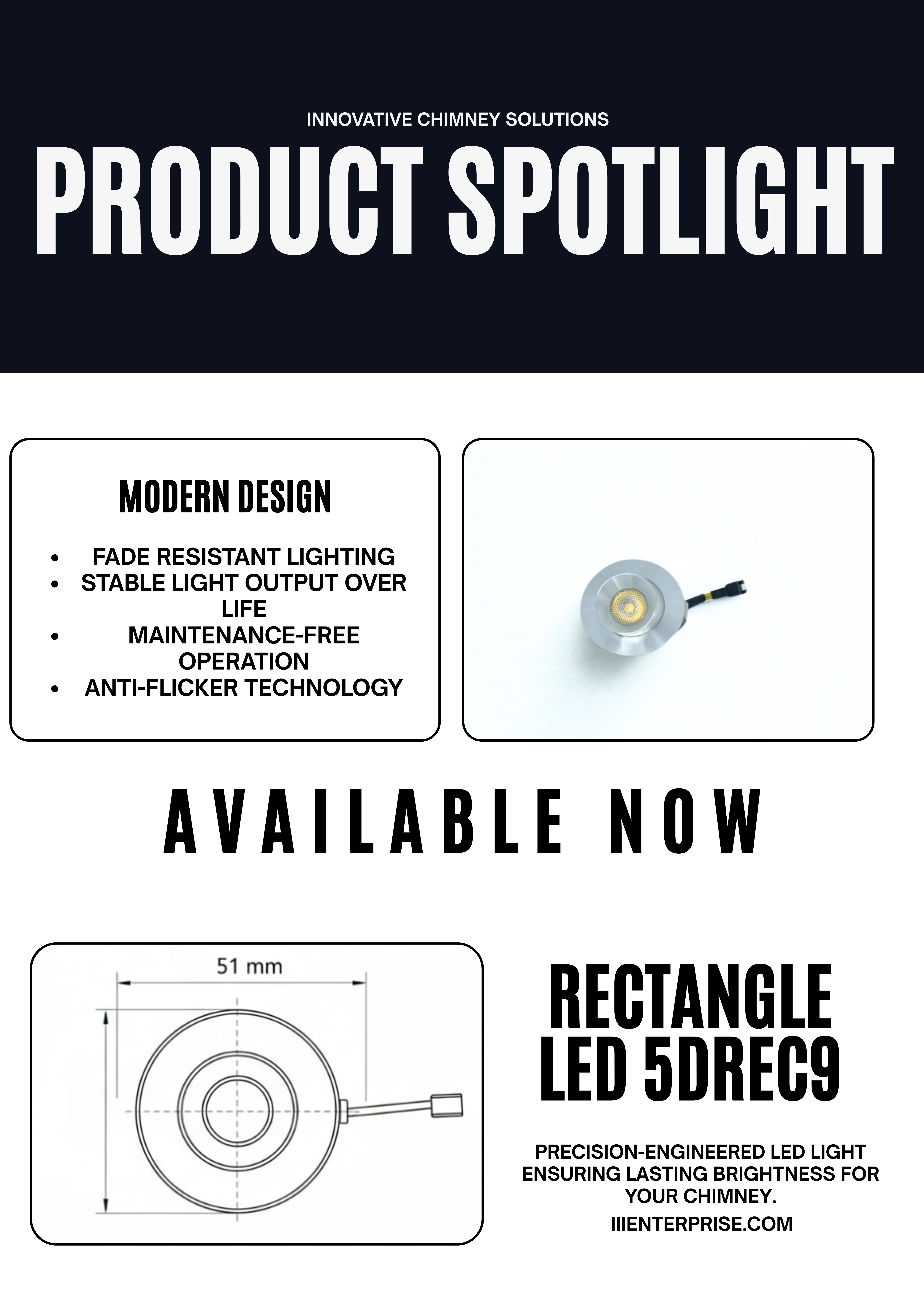 5DREC9 LED Kitchen Chimney Light