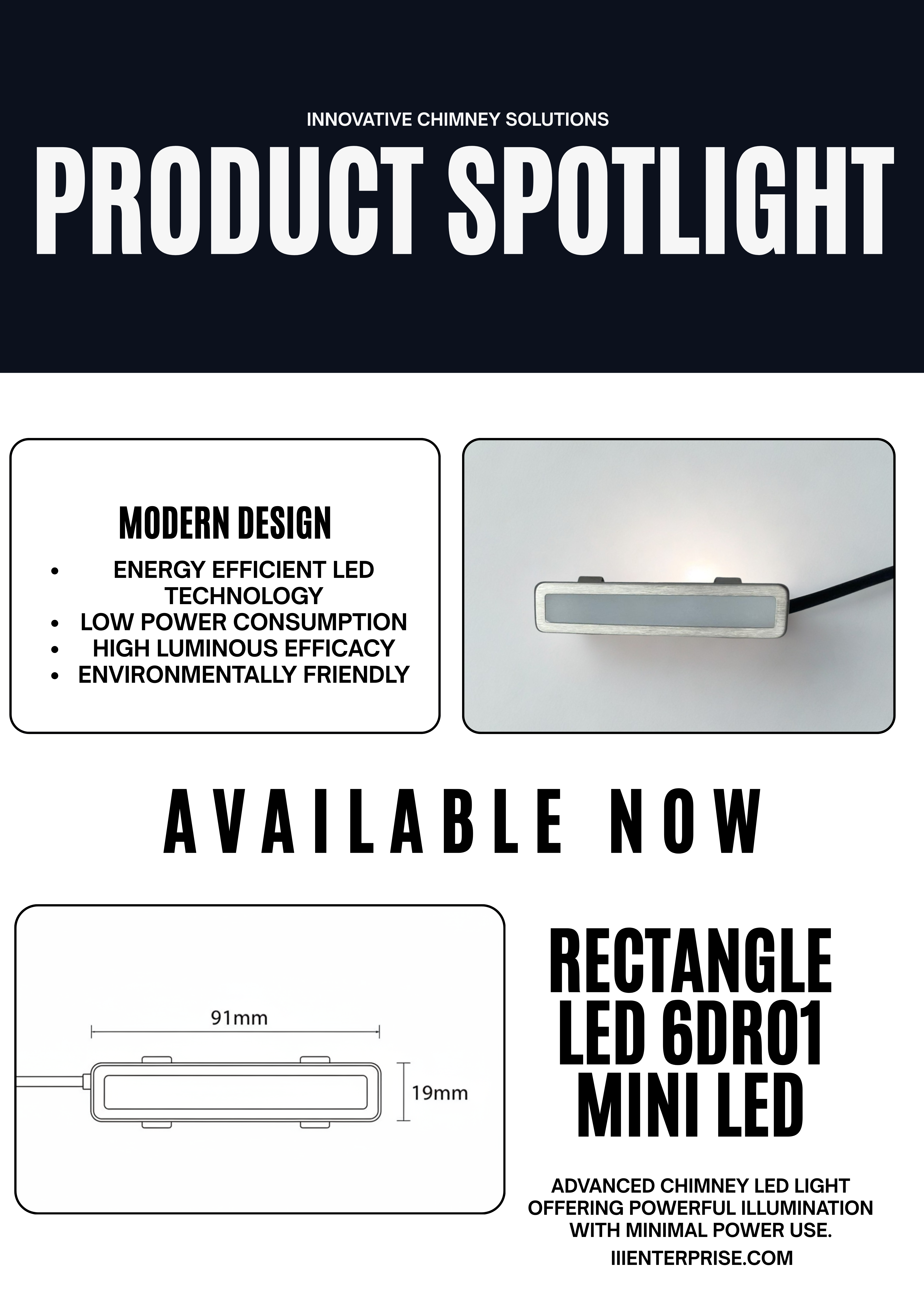 6DRO1 LED Kitchen Chimney Light