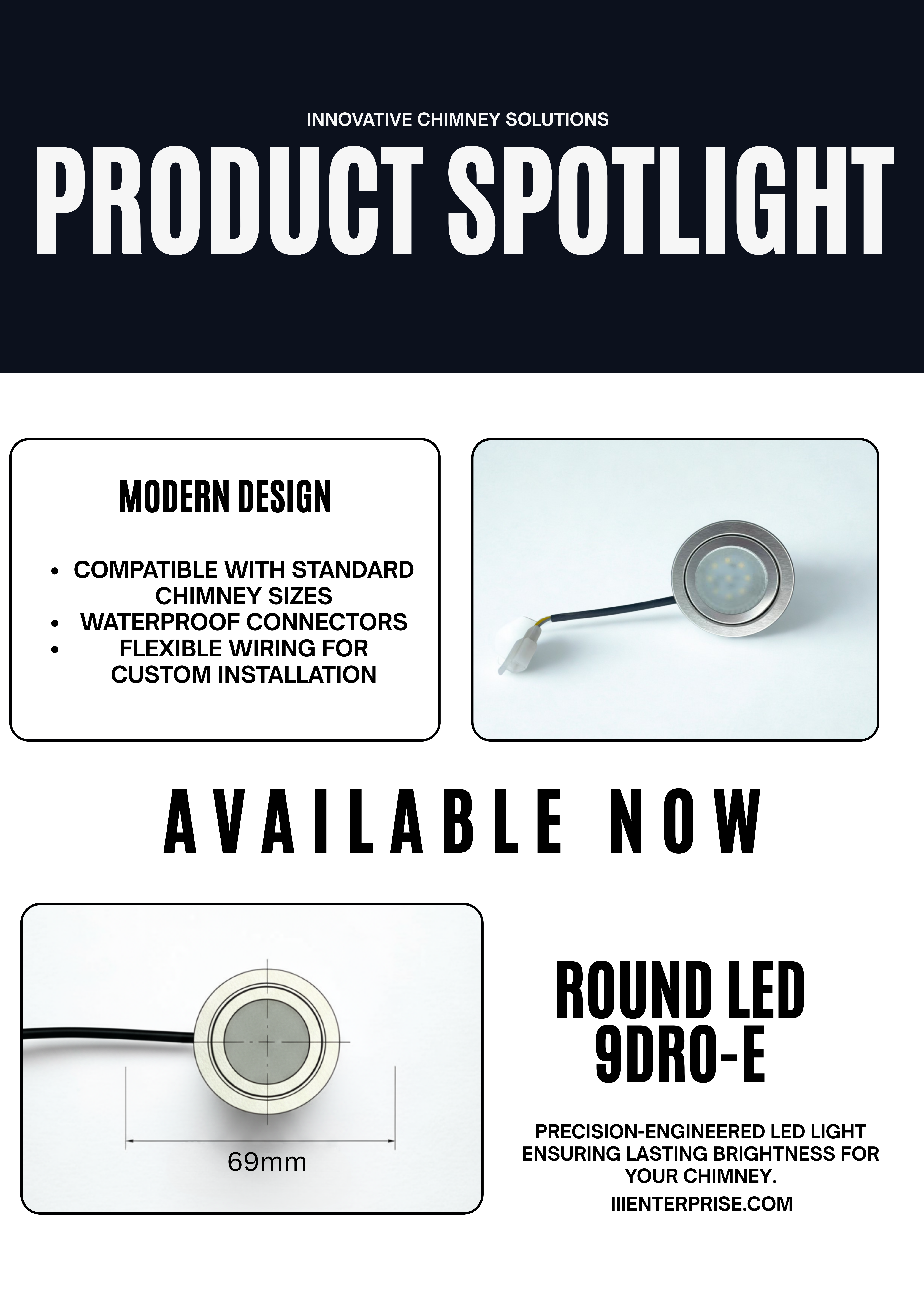 9DRO-E LED Kitchen Chimney Light